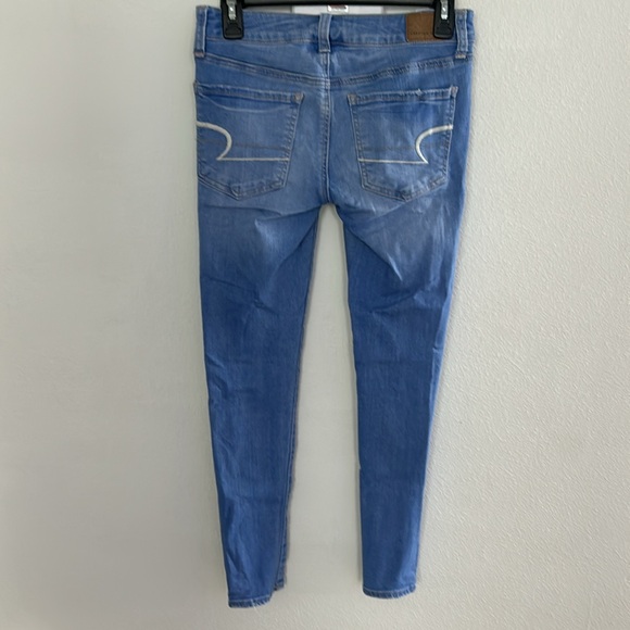 AMERICAN EAGLE JEGGINGS SUPER STRETCH SIZE 2 EXCELLENT CONDITION - Picture 2 of 2